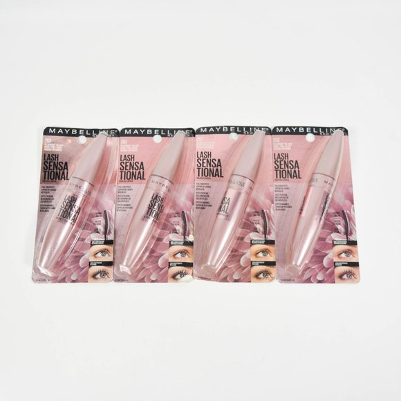 Maybelline Other - 4X Maybelline Lash Sensational Mascara #253 BLACKEST BLACK